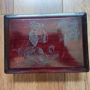 Redwood Chinese Jewelry Box